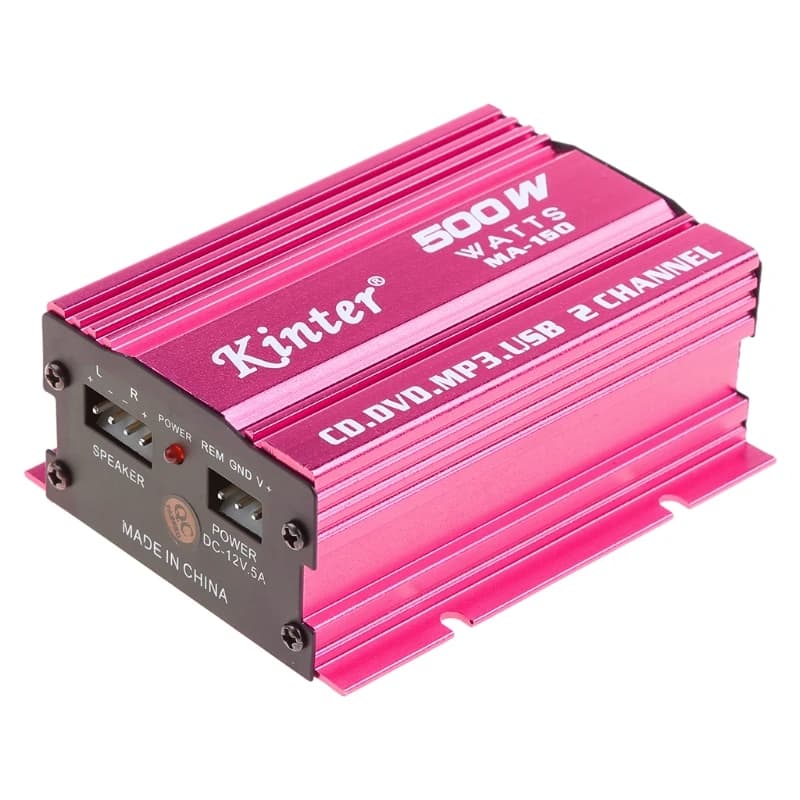 X7AE – Mini amplificateur stéréo Hi-Fi 500W, 2 canaux, pour voiture, Auto, moto, en vogue