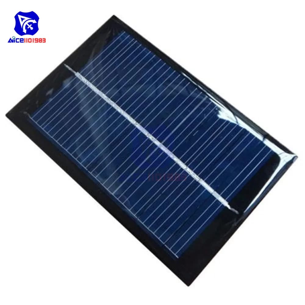 Mini panneau solaire 6V 100mA 90X60mm pour l'énergie solaire, projets scientifiques DIY, jouets, cha