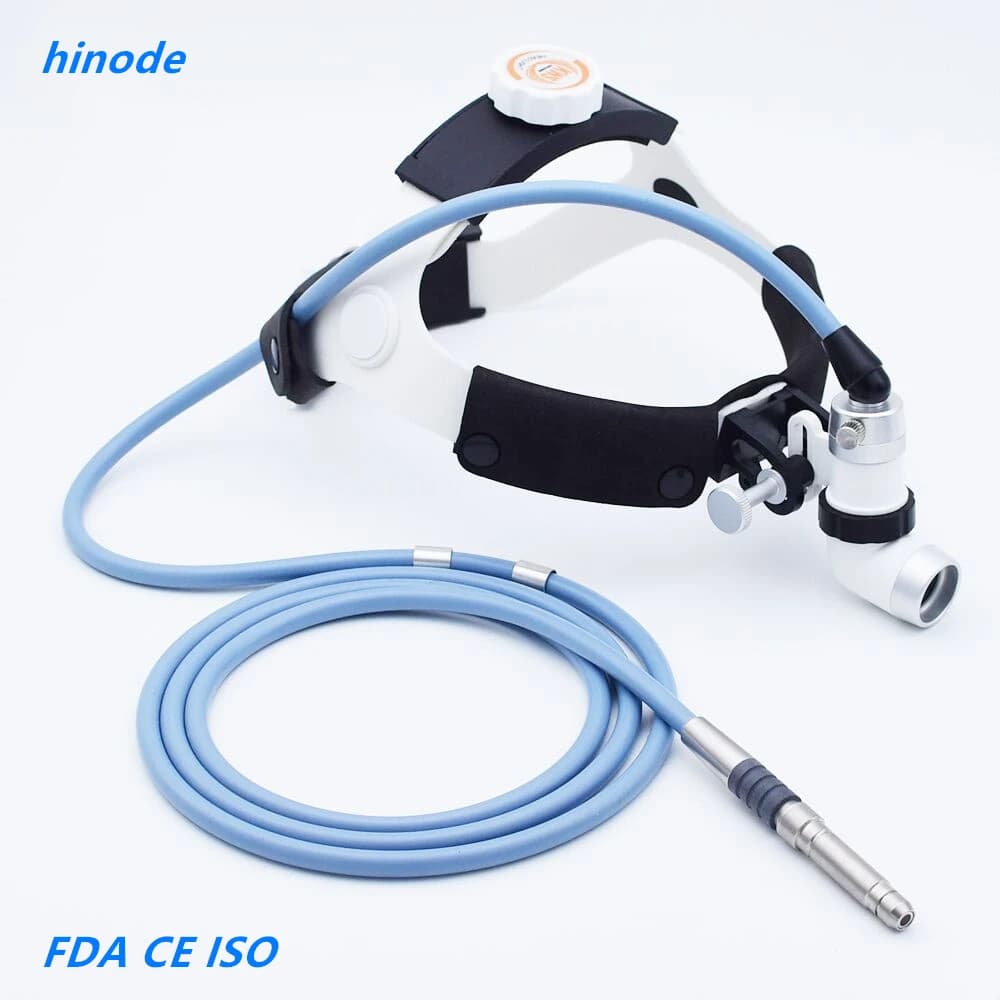 Lampe frontale en fibre optique très légère pour animaux de compagnie, chirurgie buccale médicale, o