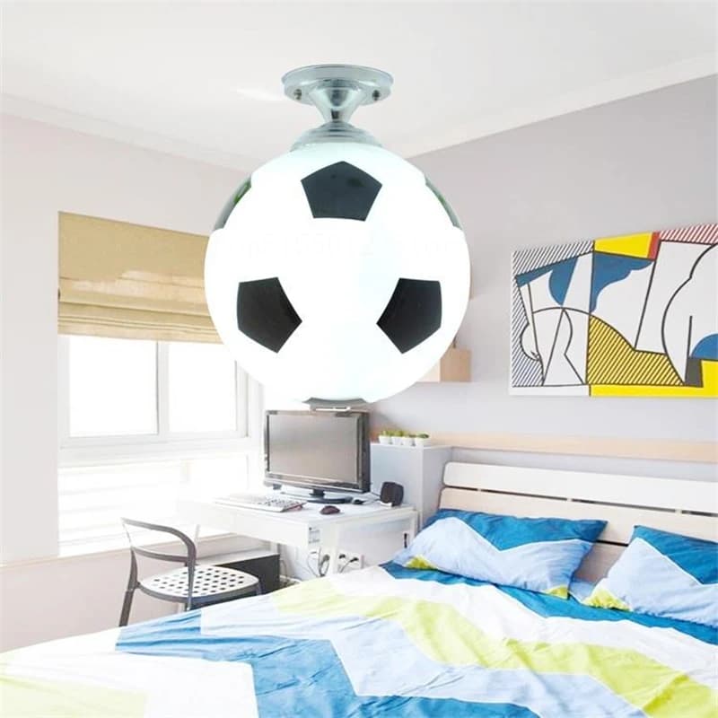 Ballon de Football plafonnier Football basket-ball LED lumières plafonnier éclairage intérieur chamb