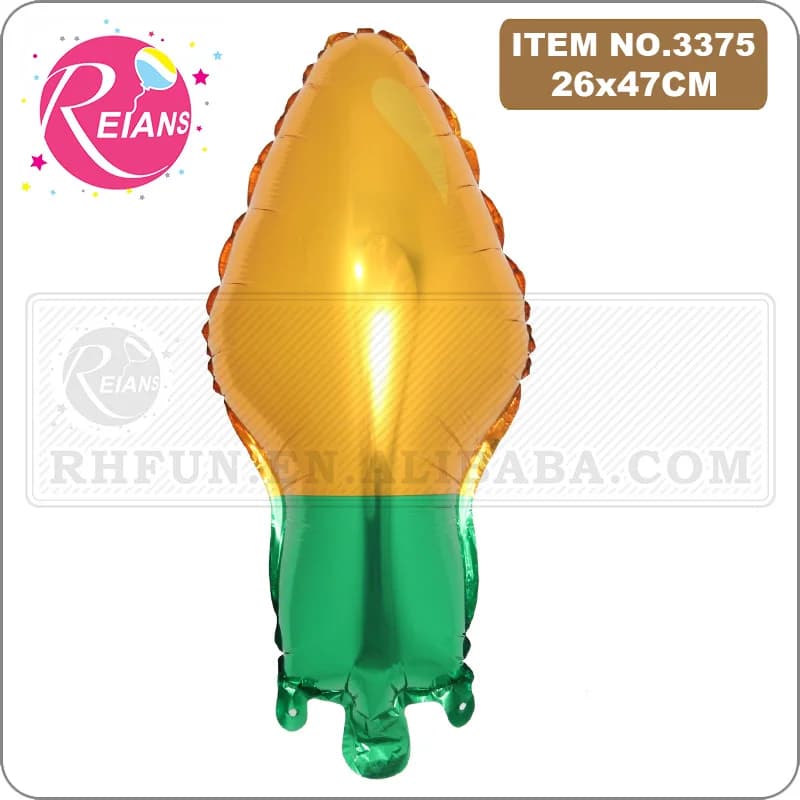 Ballon en feuille d'aluminium, ampoule de lampe, décoration de noël, fête prénatale, mariage pour ad