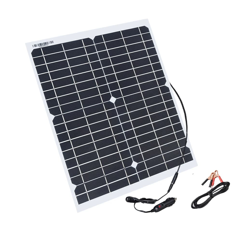 Boguang solar panel  -Panneau solaire flexible 18V/20W, pour voiture, bateau, batterie 12V, 5V, char