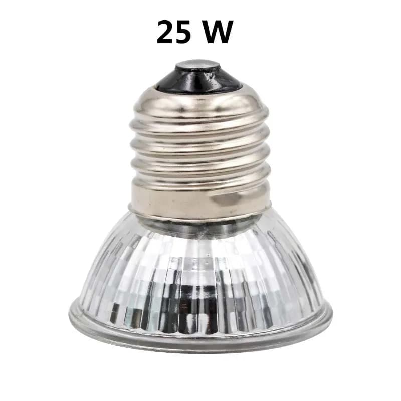 Lampe pour reptiles 25/50/75W UVA + UVB 3.0, ampoule chauffante pour animaux de compagnie, tortue de