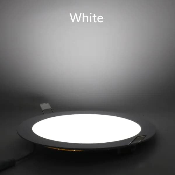 Spot lumineux LED encastrable pour le plafond, éclairage d'intérieur, lumière blanche chaude, 3/6/9/