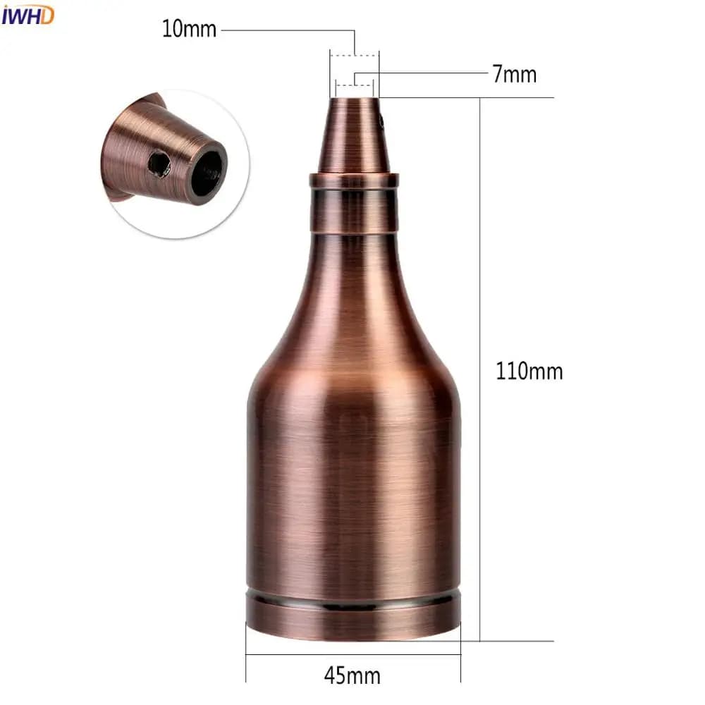IWHD bouteille Soquete E27 support de lampe Base LED Douille 110 V-220 V Portalamparas Vintage E27 d