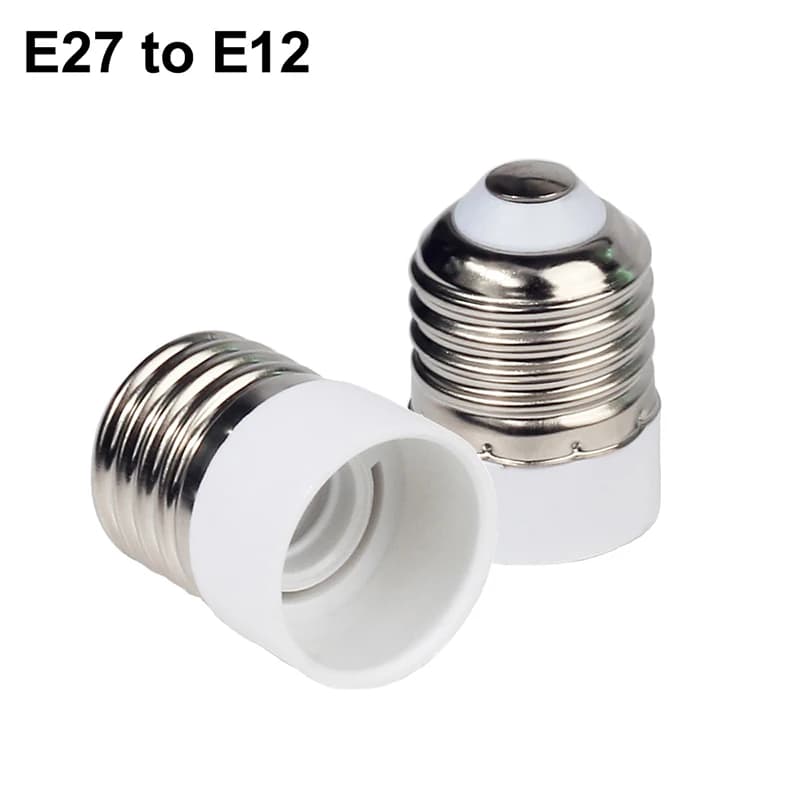 Convertisseur d'ampoule E27 mâle à E12 E14 E40 B22 MR16 G4 G9 GU10 femelle, douille d'ampoule pour é