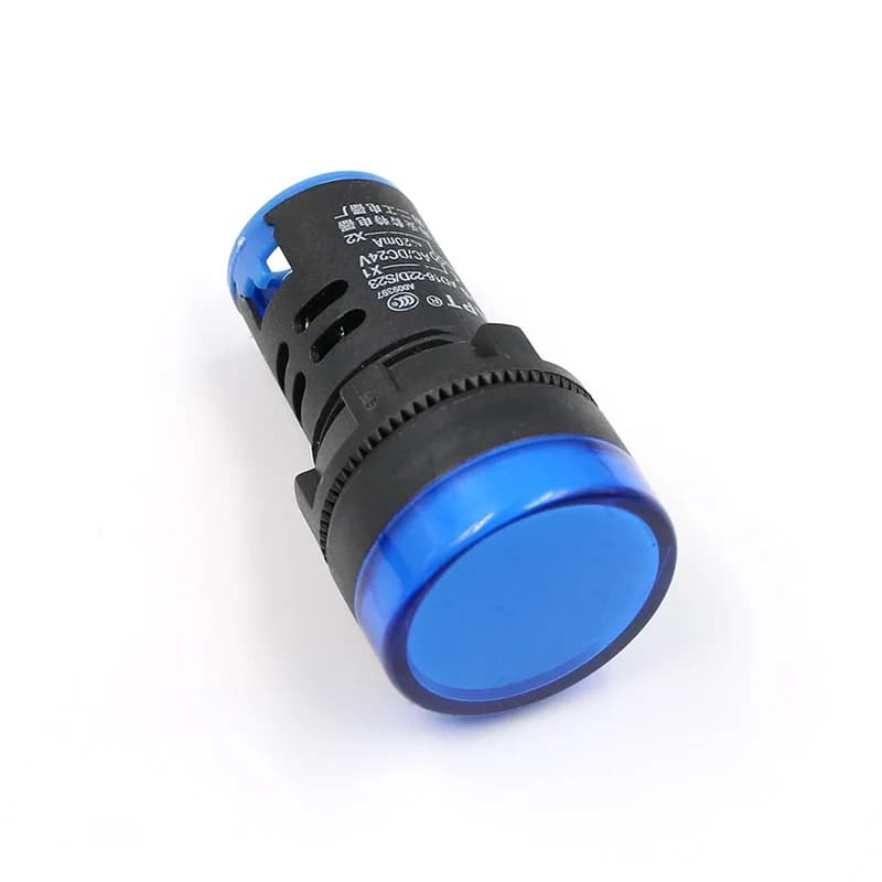 Indicateur Signal lampe lumière étanche ad16-22ds 22mm AC/DC 12V 24V 110V 220V 380V rouge vert jaune