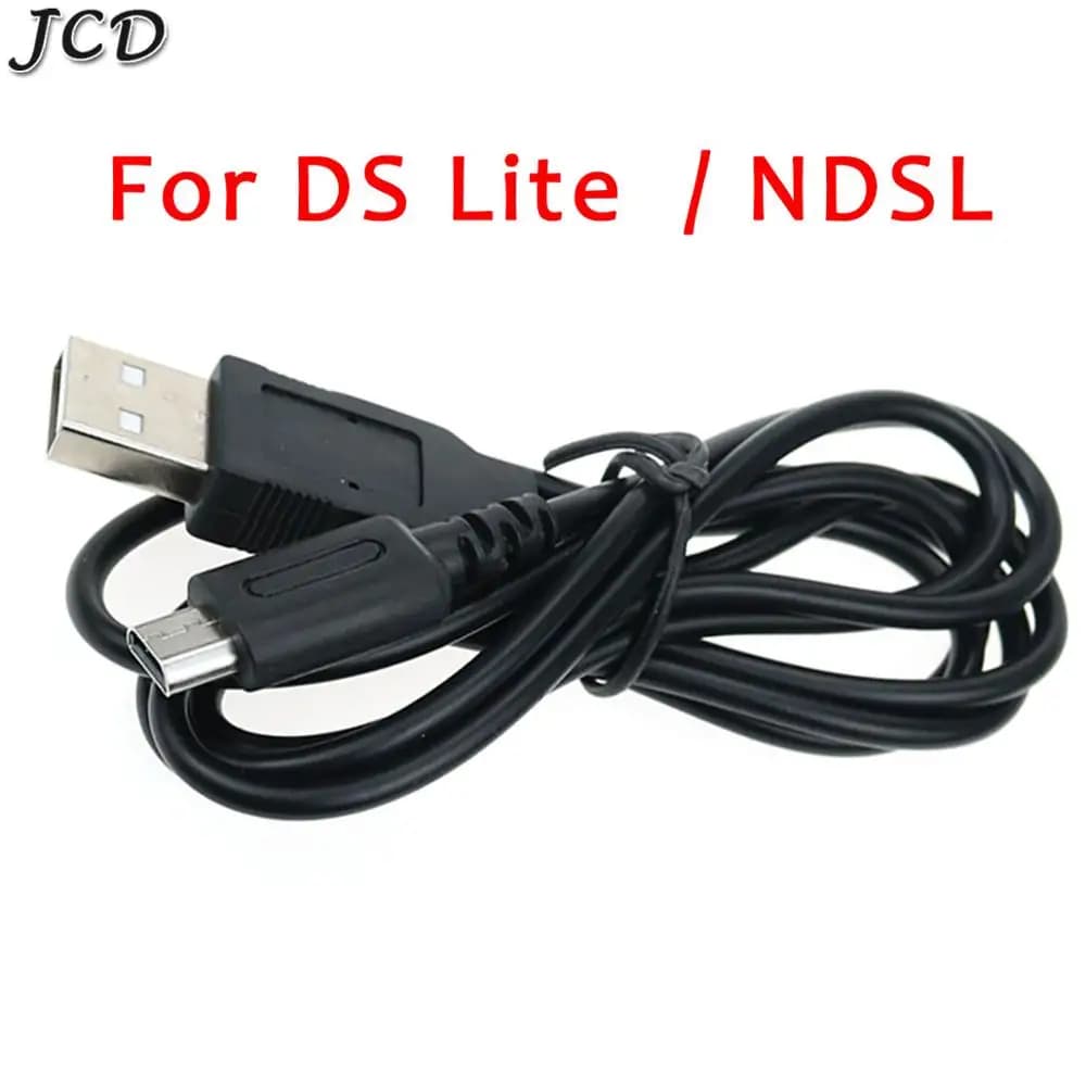 JCD USB chargeur de données câble d'alimentation cordon pour DS Lite DSL NDSL pour NDSi 3DS nouveau 