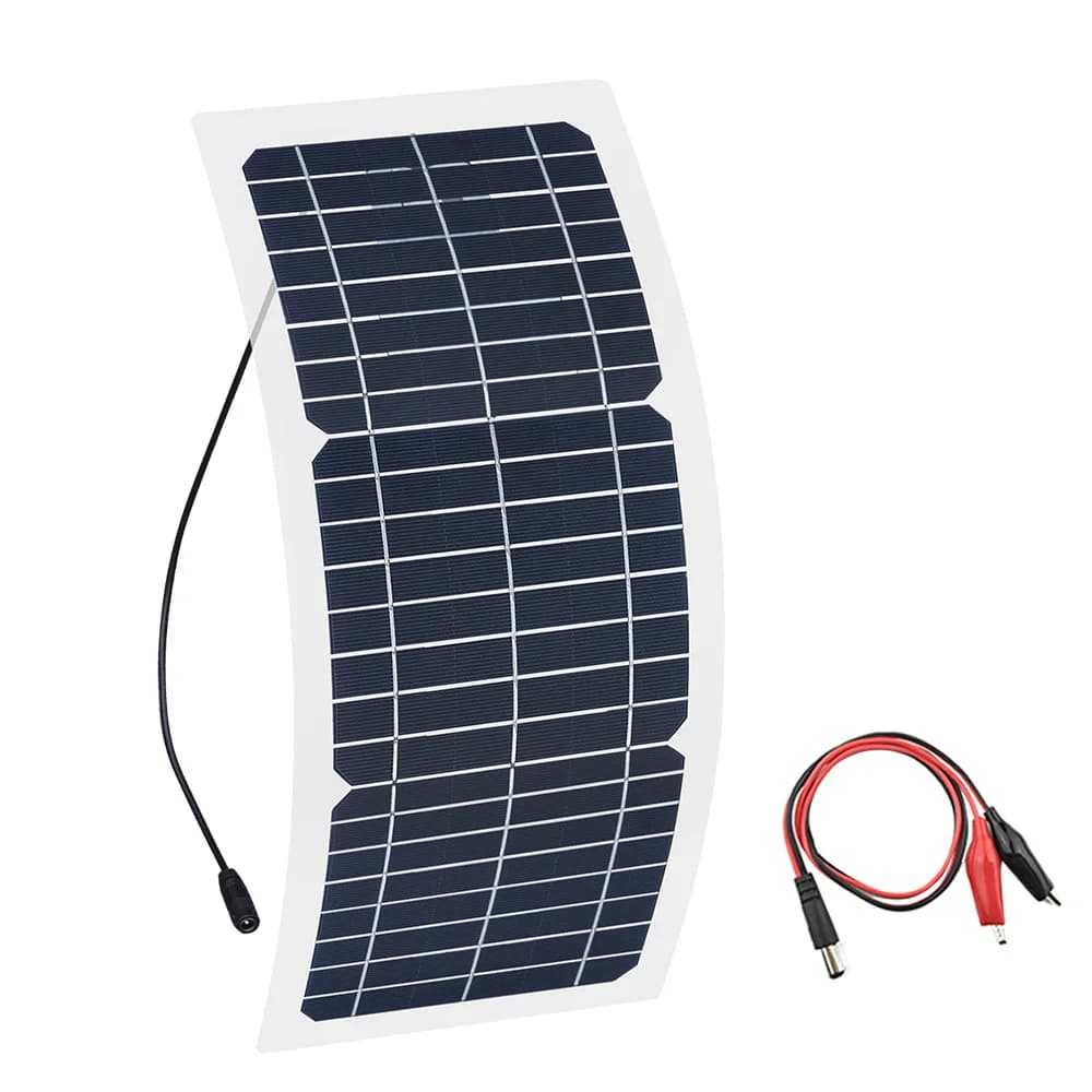 XINPUGUANG 12v 10w flexible Monocrystalline solar panel cell DCphotovoltaic solar energy module 12 v