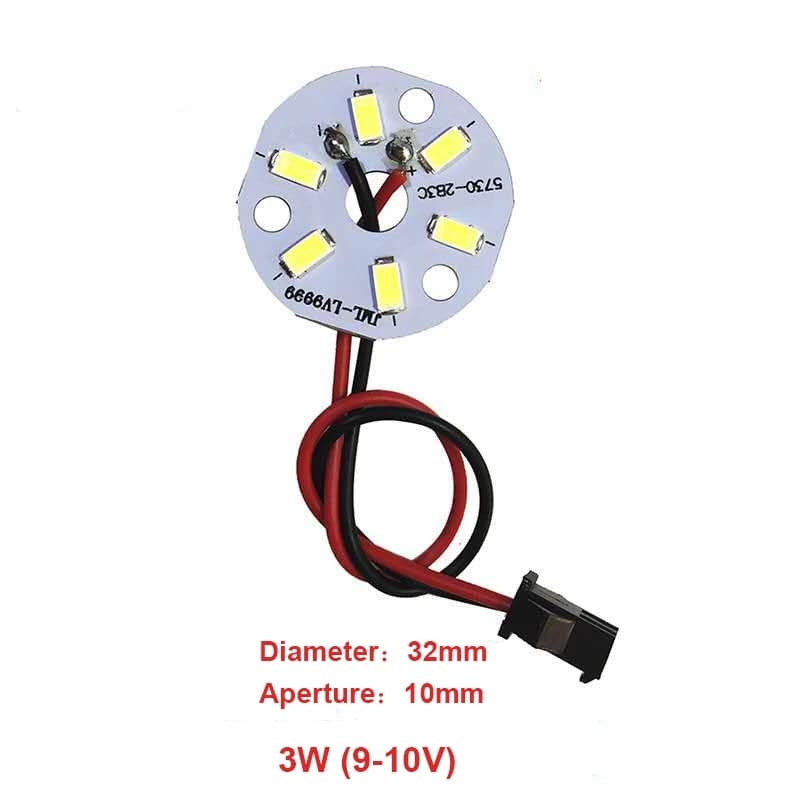 DALCAN Lampe LED haute luminosité 5730SMD, puce lumineuse, carte de circuit, ampoule ronde, source d