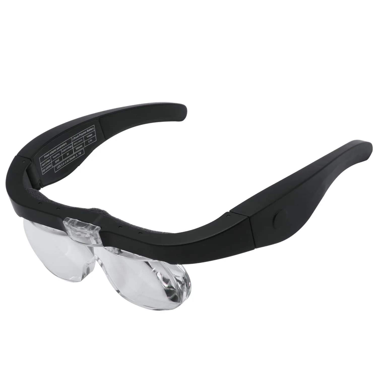 Loupes loupe 1,5x 2,5x 3,5x 5,0x USB Rechargeable avec lumière LED pour la lecture bijoutiers horlog
