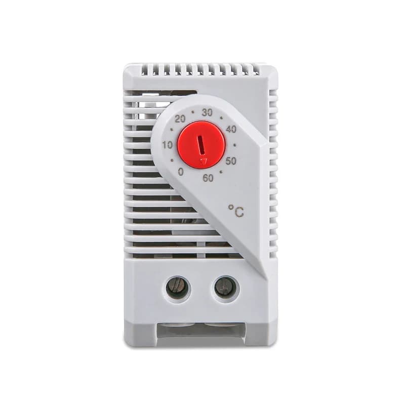 Régulateur de température mécanique, rail DIN, mini thermostat bimétallique compact, ouverture norma