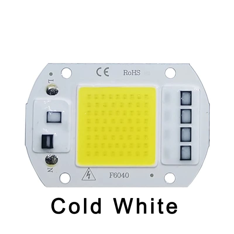 LED élèvent la puce COB Phyto lampe spectre complet AC220V 10W 20W 30W 50W pour la culture de semis 
