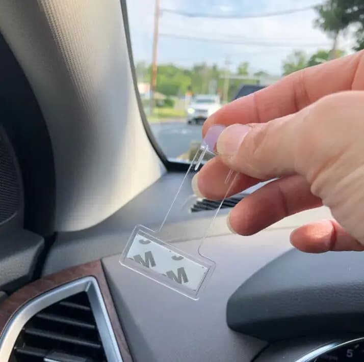 Autocollant de clip de support de billet de stationnement de voiture, adapté pour Tiguan, Polo, Pass