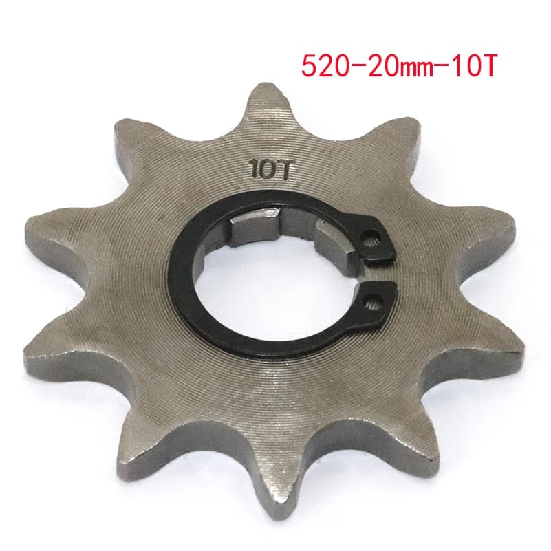 Pièces de moto pignon 520 10T 11T 12T 13T 14T 15T 16T 17T 18T 19T 20mm, engrenage pour Honda Lifan Z