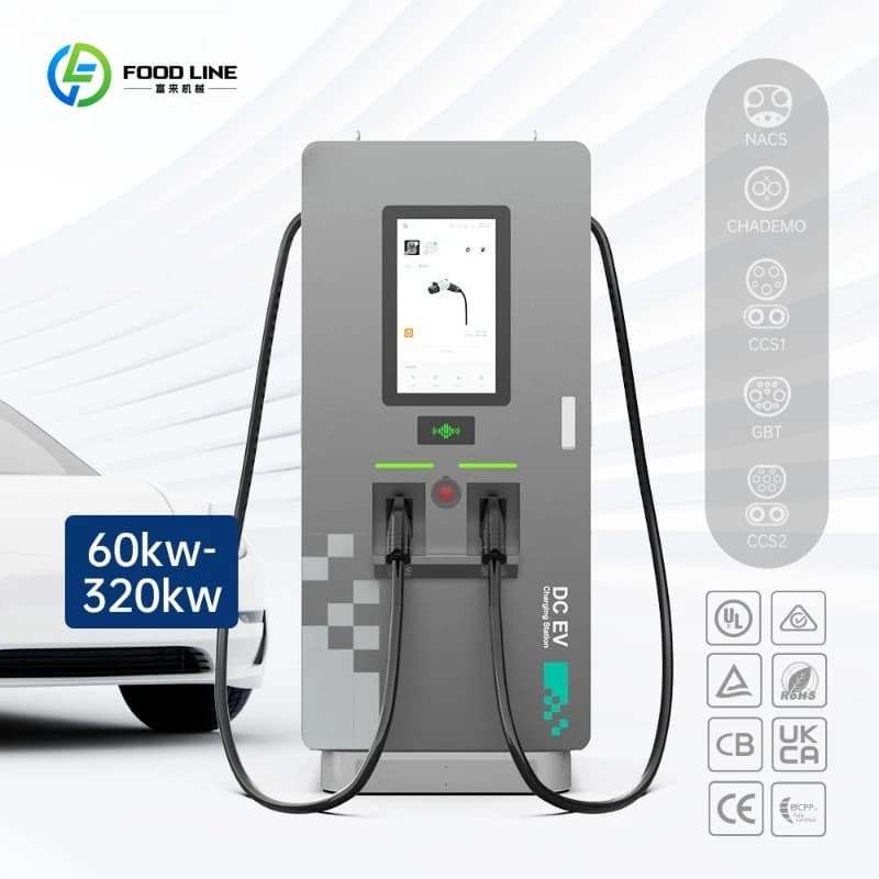 Station de recharge rapide DC personnalisée, chargeur DC pour véhicules électriques, borne de rechar