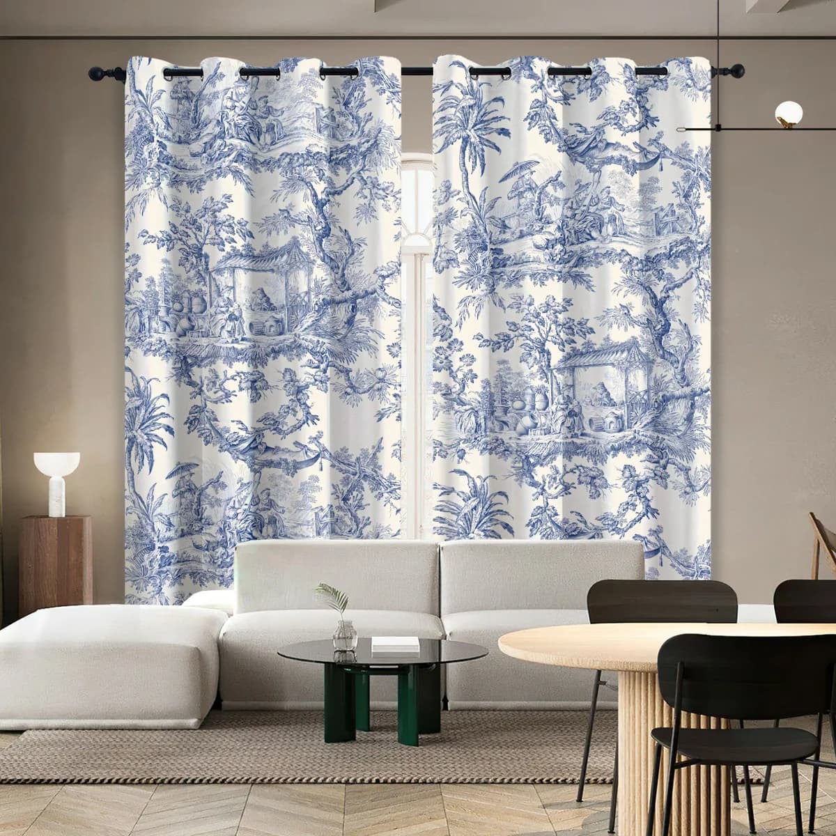 Rideaux Toile occultants à 2 panneaux pour chambre à coucher, draperies de 84 pouces de longueur, To