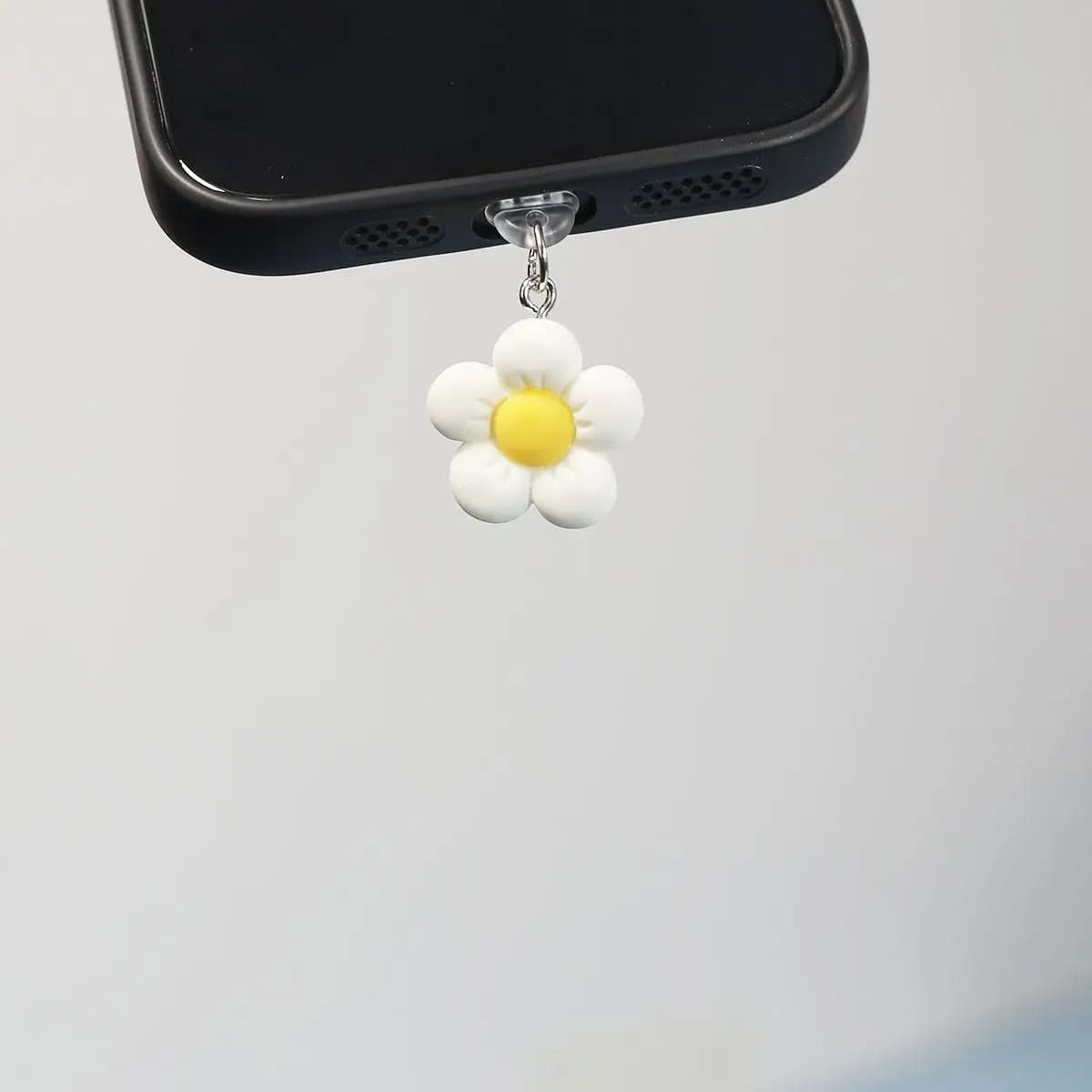 Accessoires décoratifs pour coques de téléphone, fleurs, bouchons anti-poussière, magnifiques penden