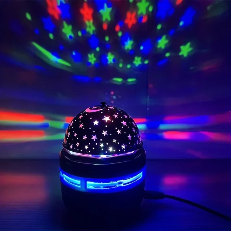 Projecteur LED Ciel Étoilé Aurore Boréale, Projecteur Galaxie Électronique avec Télécommande, 7 Effe