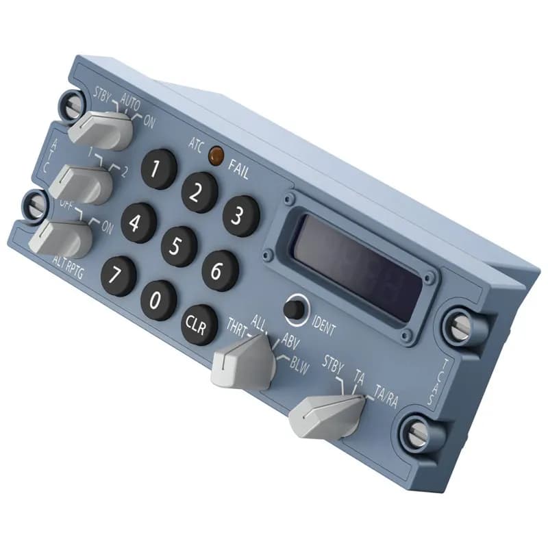 Panneau de simulation de vol WINWING 32 TCAS/ATC, panneau de commande central du cockpit pour XPlane