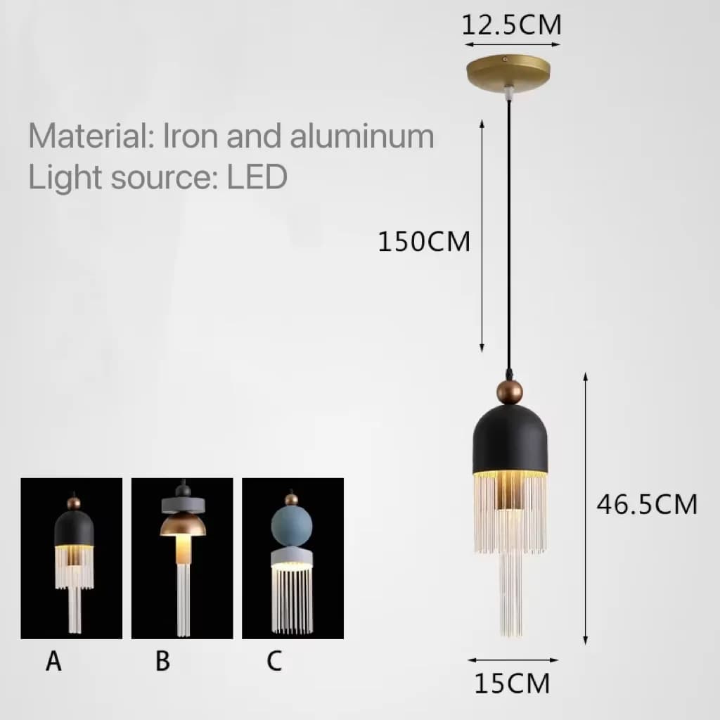 Lampe Suspendue au Design poumons Masiero Nappe Sonaron, Luminaire Scandinave Idéal pour un Restaura