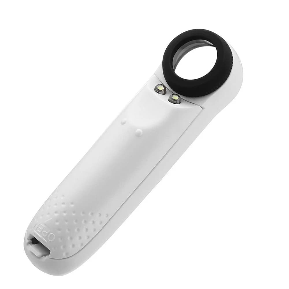 Loupe à lumière LED 40x3.5mm, Microscope portatif, lampe éclairée pour circuits imprimés, signes de 