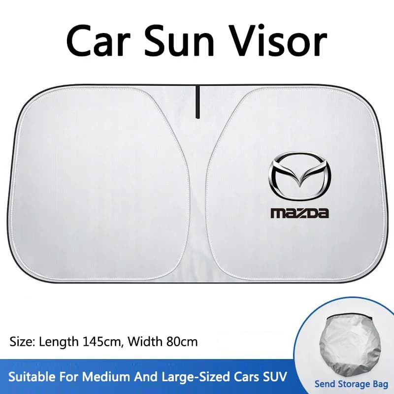 Pare-brise de voiture, couverture de pare-soleil, protection de fenêtre avant, Parasol pour Mazda 2 