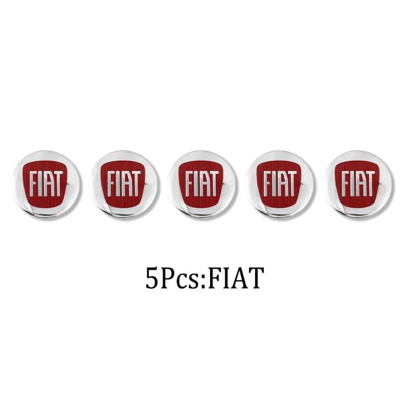 Autocollants de clé intelligente de voiture Fiat, Logo en métal, accessoires pour FIAT 500 Ducato Pa
