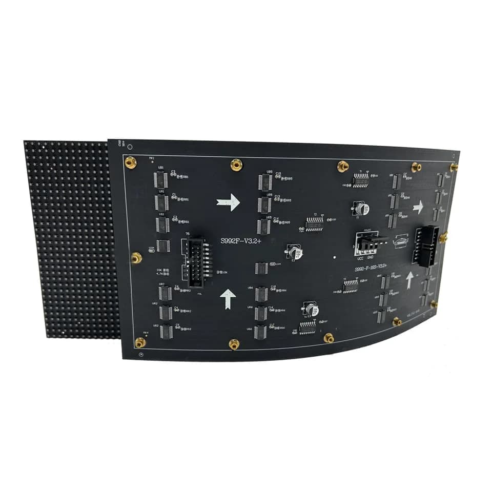 Panneau LED flexible d'intérieur DIY P4, interface HUB75, type 256*128mm/pièce, compatible avec la b
