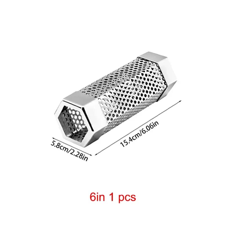 Tube de fumeur de granulés, générateur de fumée de granulés de bois d'acier inoxydable de 6/12 pouce