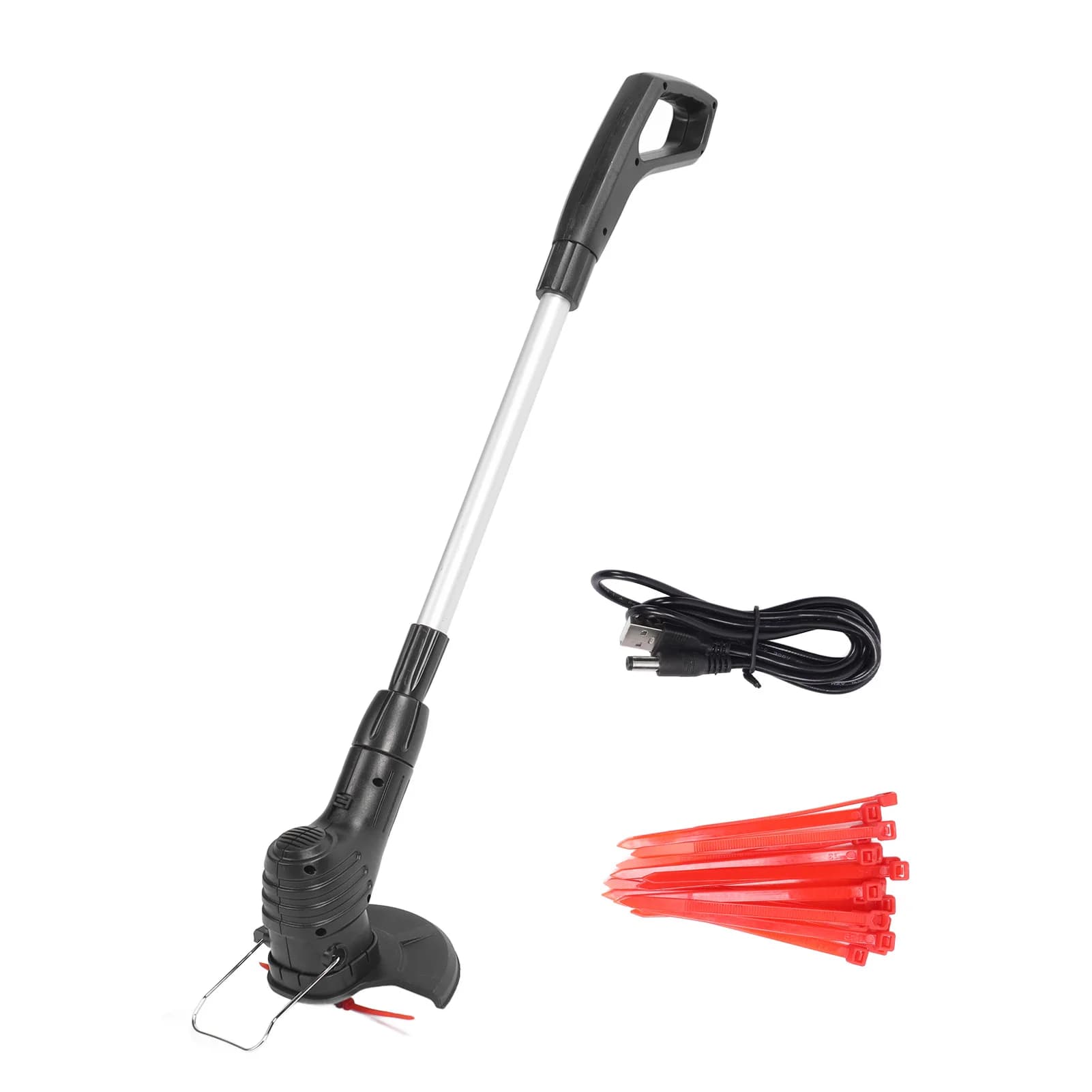 Coupe-bordures sans fil coupe-herbe 2000mAh alimenté par batterie hauteur réglable 13000 tr/min avec