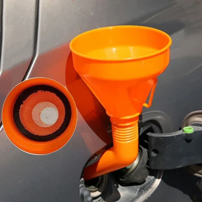 Entonnoir de remplissage avec filtre pour moto, entonnoir à essence et huile moteur, entonnoirs à lo