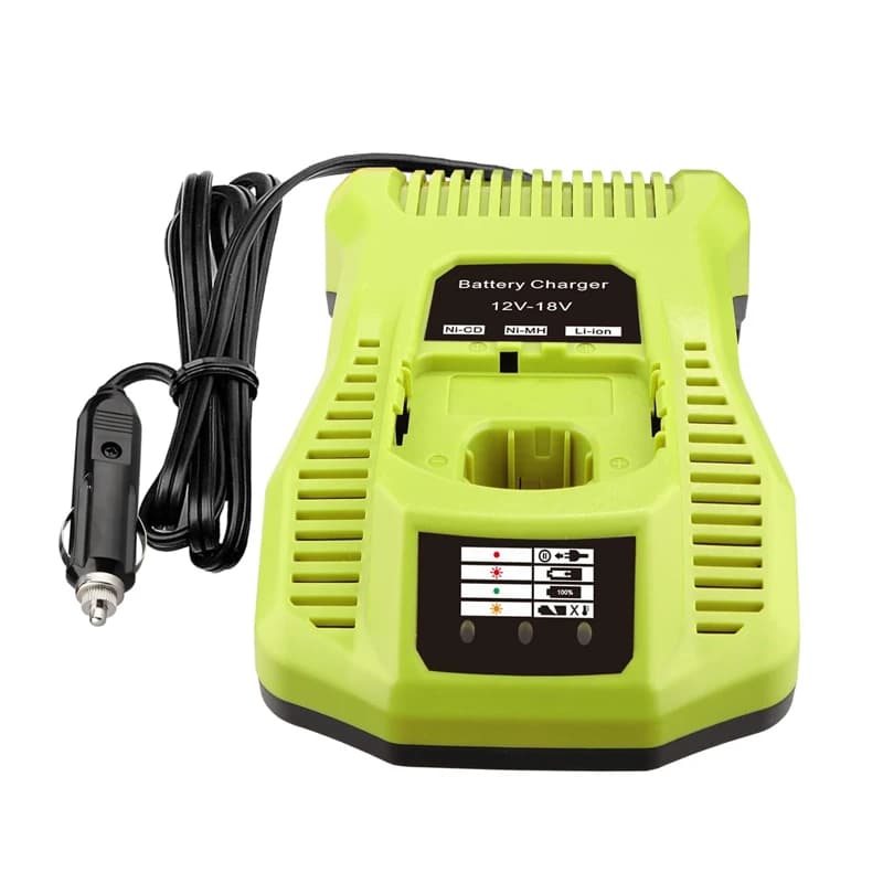 Chargeur de batterie pour Ryobi 18V Lithium Portable allume-cigare prise voiture chargeur automatiqu