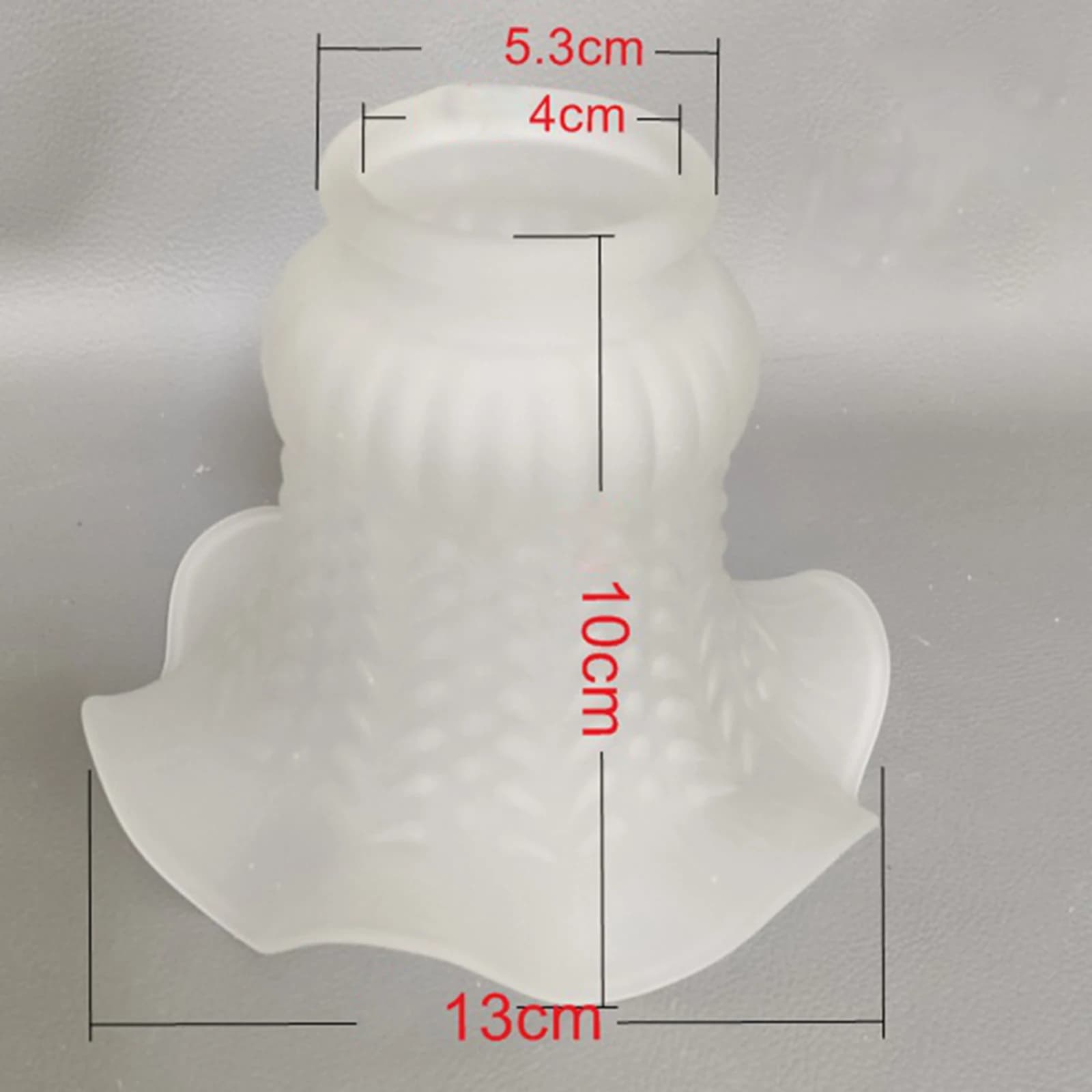 Abat-jour de plafond en verre, couvercle de lumière en forme de fleur, protection d'ampoule, luminai