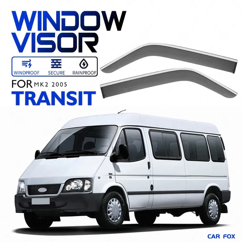 Pare-soleil de fenêtre de voiture personnalisé, 2 pièces, pour Ford Transit, abri, pare-brise, fenêt