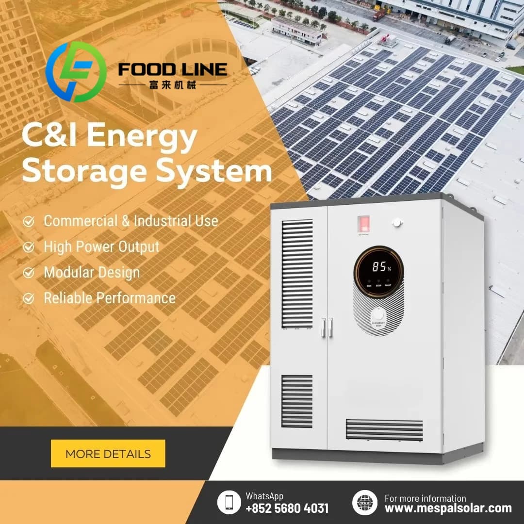 Station d'alimentation BESS 100KW 261KWH pour l'industrie et le commerce, armoire de stockage d'éner