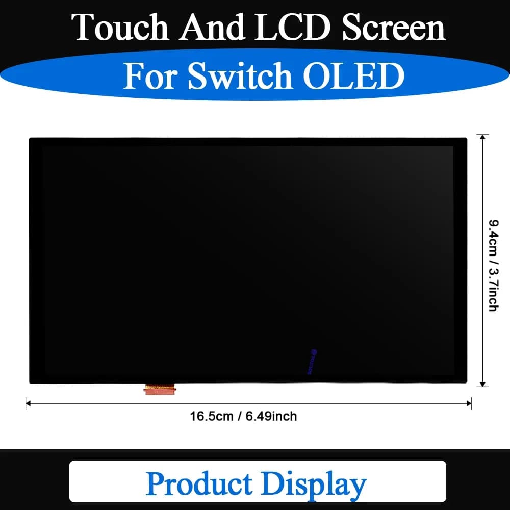 Nouvel écran tactile et LCD de remplacement pour Switch OLED, sans cadre, assemblage complet du numé