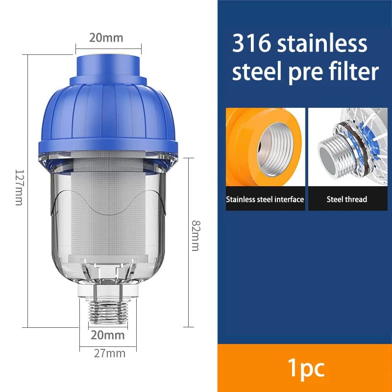 Filtre anti-calcaire en maille d'acier inoxydable pour la prévention des dépôts de calcaire, purific