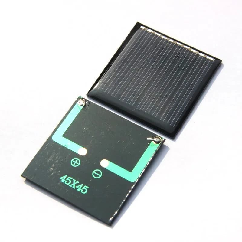 2 pièces/lot 5V 50mA 45*45mm Micro Mini panneau de cellules solaires de petite puissance pour bricol