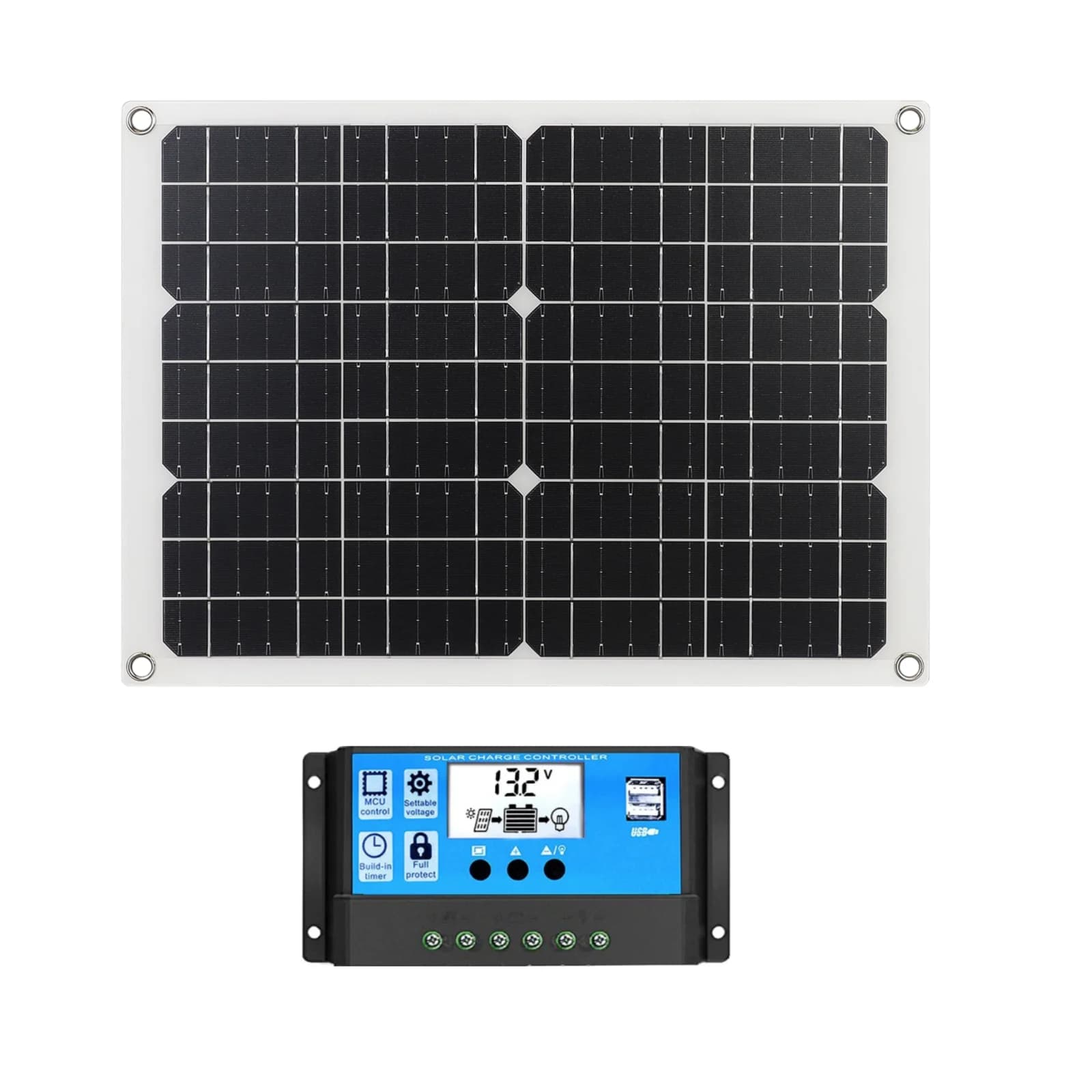 Panneaux solaires portables Flowatt 20W 40W 50W 60W batterie solaire Flexible 18V alimentation du sy