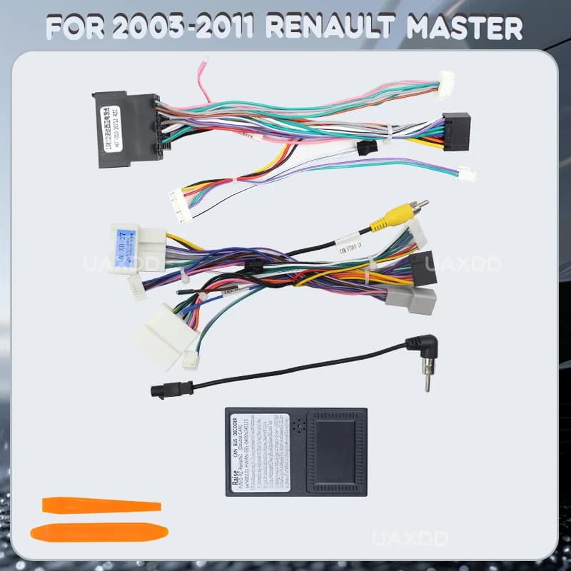 Cadre pour autoradio Android 10,1 pouces pour Renault Master 2003-2011, lecteur vidéo MP5, lecteur m