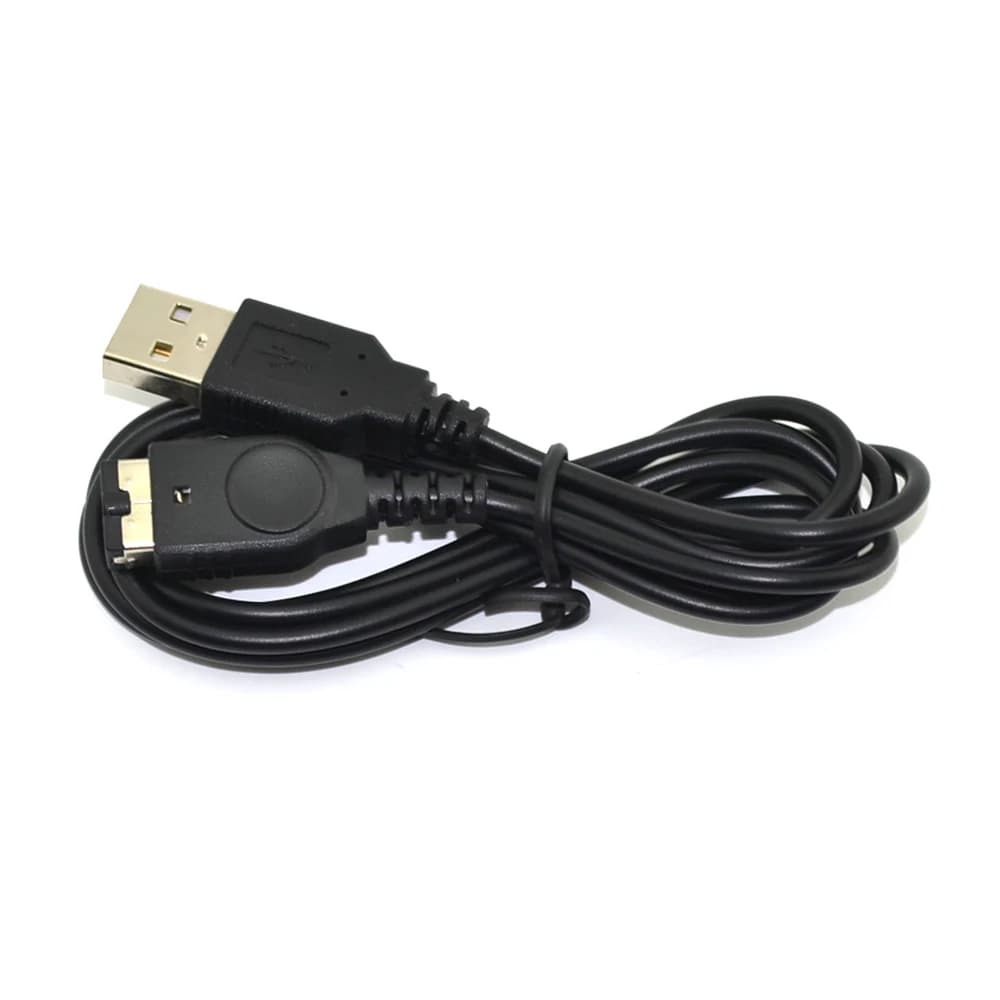 Câble de chargeur de cordon de chargement USB de 1.2m pour GBA SP pour console de jeu NDS