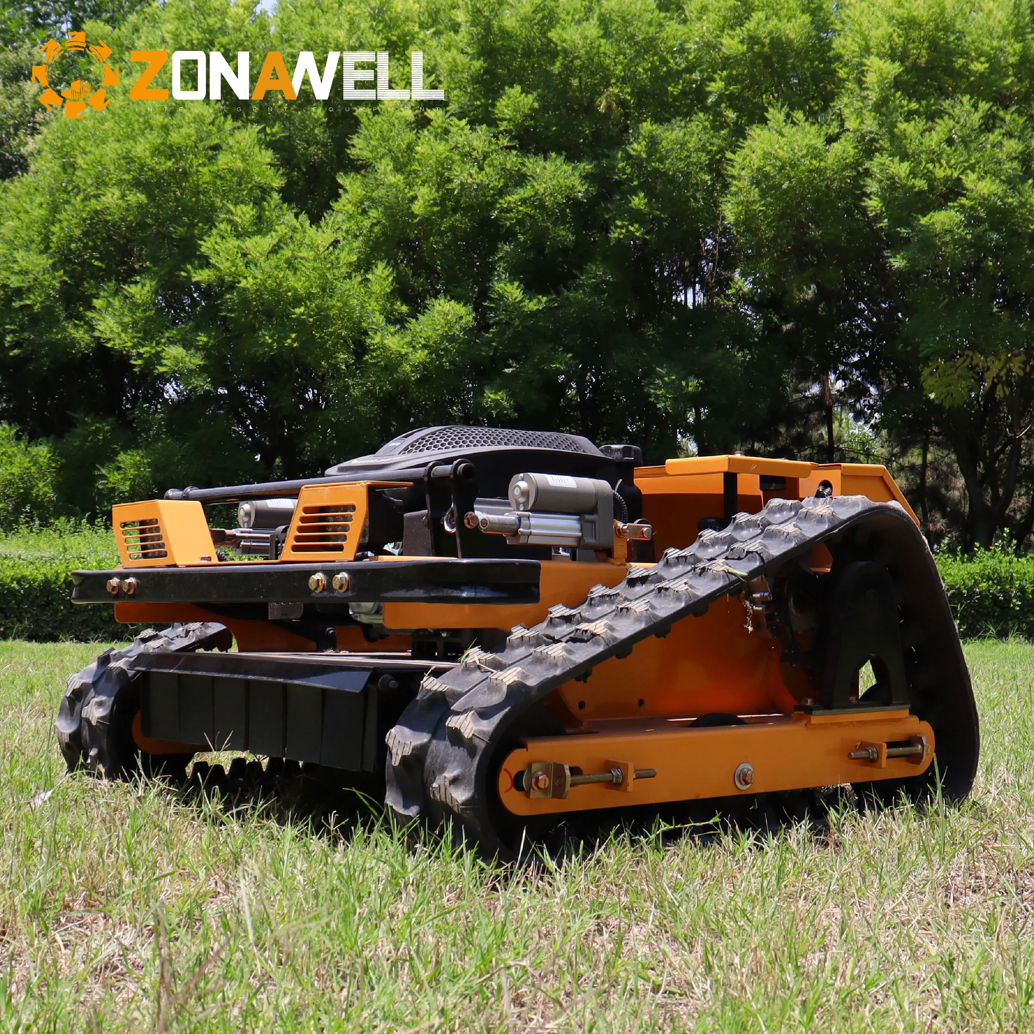 Tondeuse à gazon autotractée RC commerciale, télécommande 500m, intelligente |   Professionnel et ef
