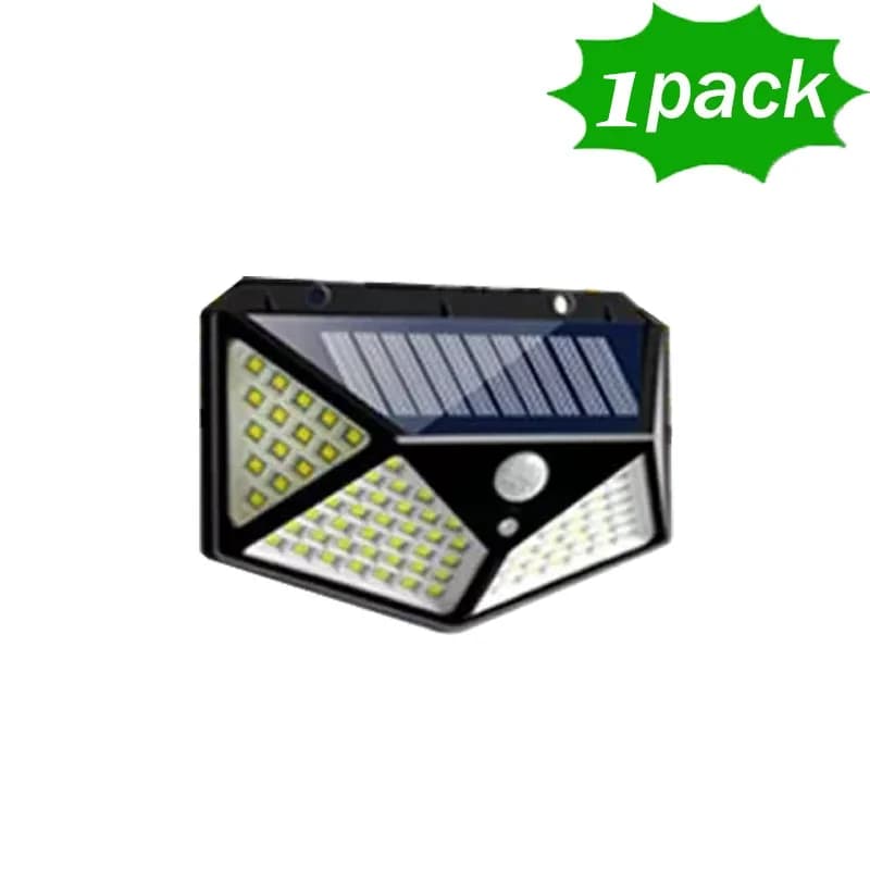 12Pack 100 LED applique solaire avec 3 Modes capteur de mouvement de sécurité lumières solaires exté