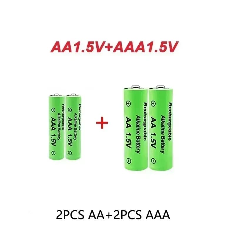 Batterie Rechargeable originale 1.5V AA9800mAh + AAA8800mAh + chargeur pour ordinateur horloge Radio