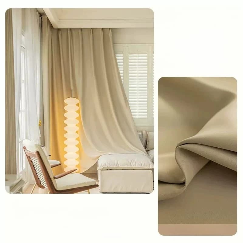 1 rideau occultant épais pour salon, chambre à coucher, isolation thermique, insonorisation, protect
