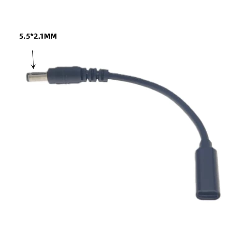 Adaptateur d'alimentation pour ordinateur portable 65W Type C, connecteur USB Type C vers chargeur u