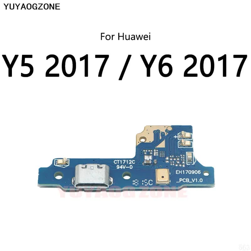 Câble flexible de connecteur de prise de charge USB, prise de port S6, Huawei Y5 2017, Y6 Pro 2018 2