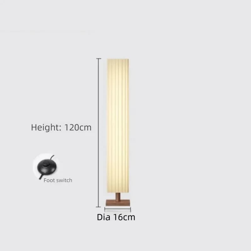 Tissu Led lampadaires pour salon canapé côté décoratif bois debout lampes lumière chambre chevet lum