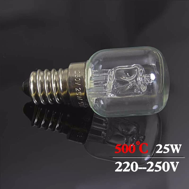 Ampoule de four à micro-ondes résistante à 220 degrés, lampe à sel E14, petite bouche à vis, haute t